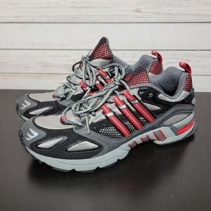 Adidas Mens Gray Low Top Lace Up Sneakers